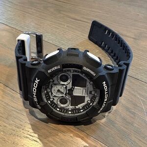 G-Shock Black/White Sport Watch